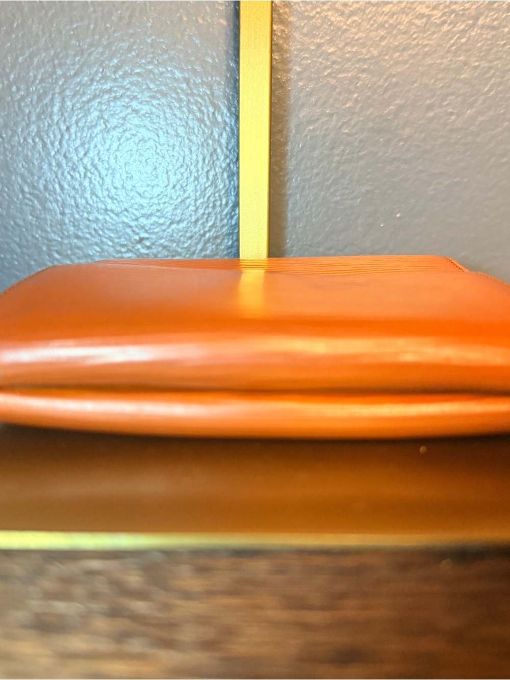 Louis Vuitton Orange Epi Fold Wallet - Picture 5 of 9